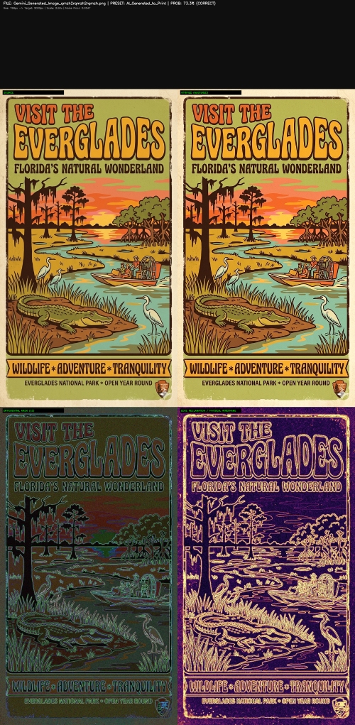Differential Mask and Edge Reclamation - Everglades Graphic